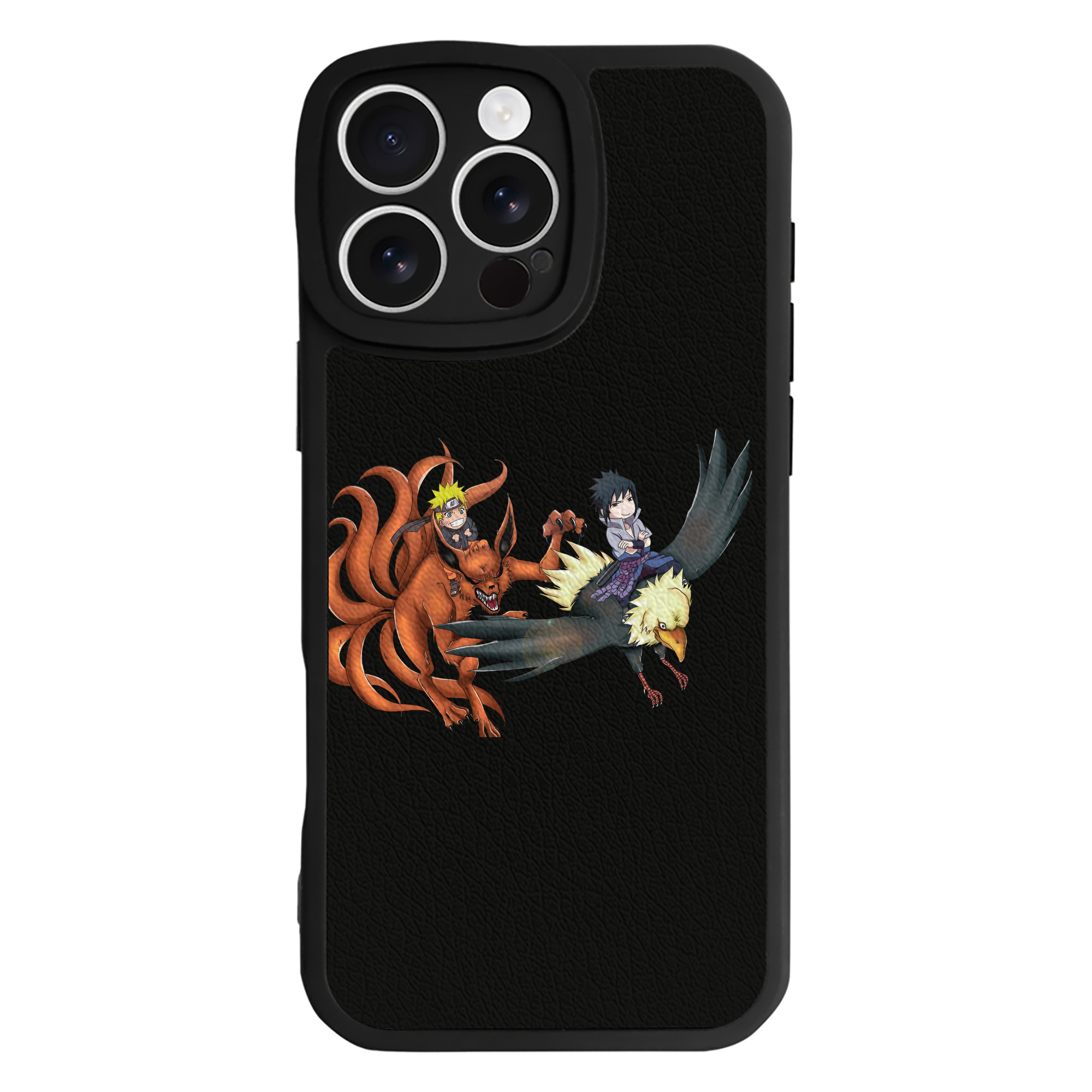 （画像用） NARUTO -ナルト- うずまき ナルト Uzumaki Naruto 【iPhone 16シリーズ対応】シリコンスマホケース（レザー調） 材質：シリコン